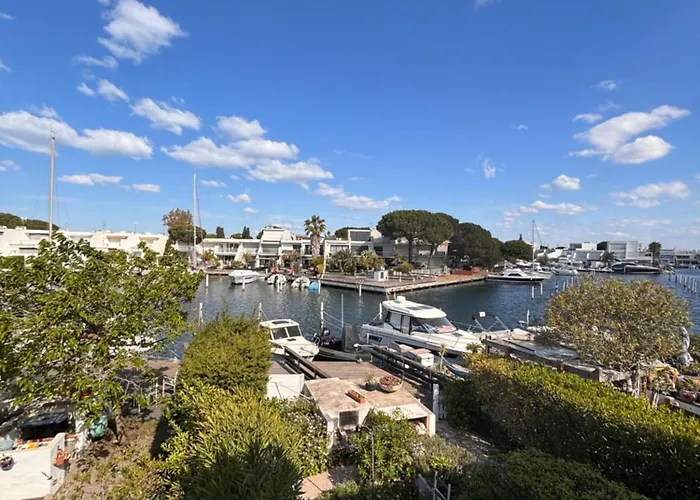 Marina Au Bord De L'eau Avec Jardin - 2 - Grau Du Roi בית נופש *